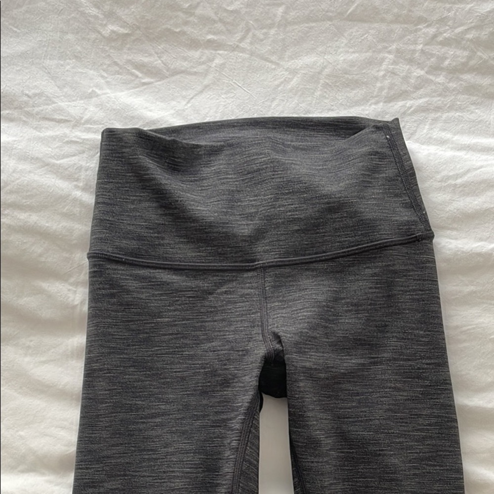 lululemon Wunder Under High-Rise Tight 28" Full-On Luxtreme in Heather Gray
